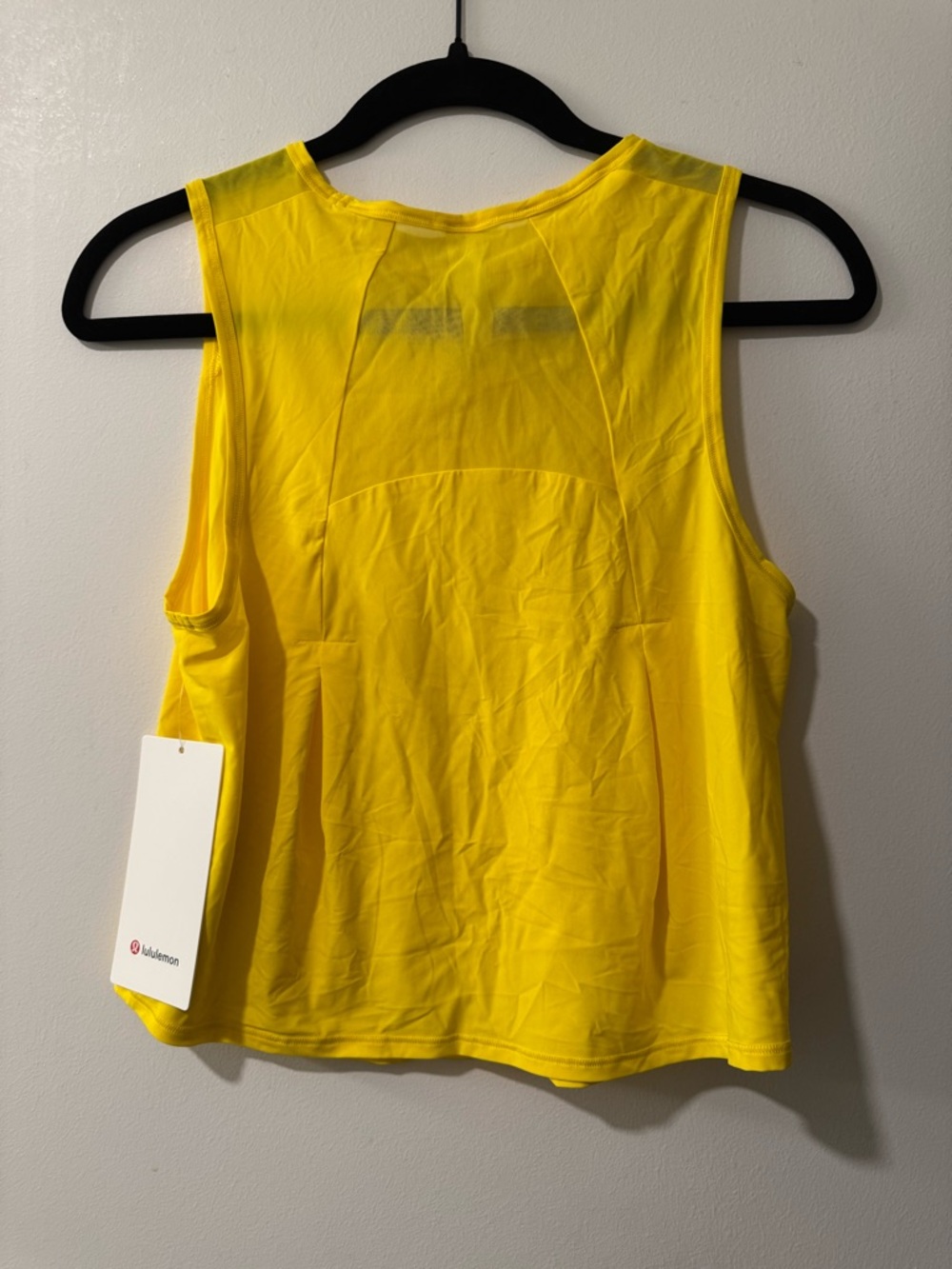 NWT LULULEMON - Utility Yellow Sculpt Cropped Tank - $58 - 4 - Picture 2 of 4